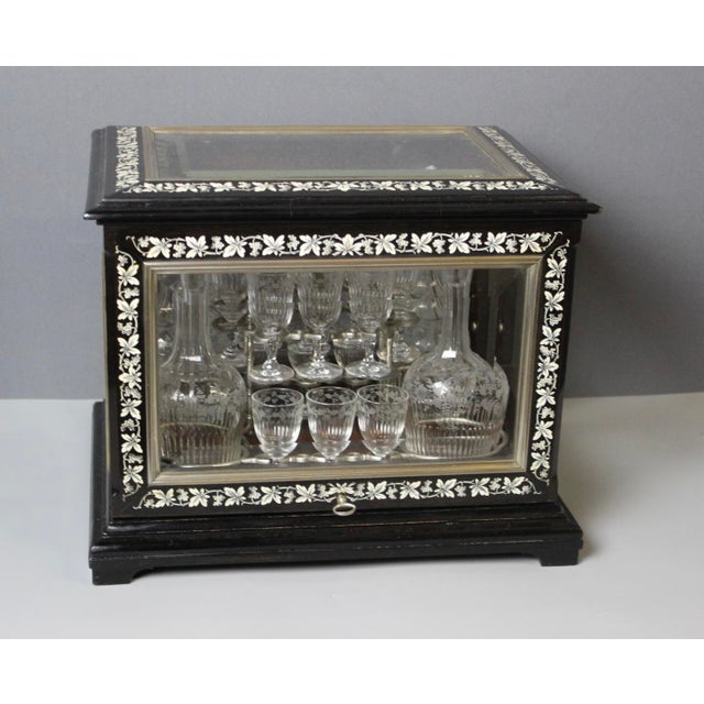 Napoleon III Liqueur Cellar with Grape Bunches, 1800s For Sale - Image 16 of 16