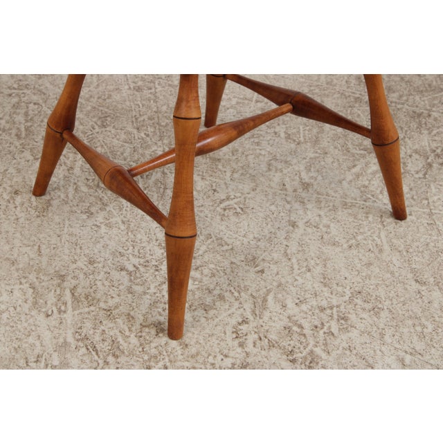Wood Dr Dimes Comb Back Windsor Armchair For Sale - Image 7 of 17