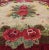 Textile Vintage American Hooked Rug With Red Rose and Yellow Flower Bouquets 3'2"x4'3" For Sale - Image 7 of 8