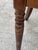 Beige Antique Rustic Office Chair in Cherrywood and Fabric, 1950s For Sale - Image 8 of 18