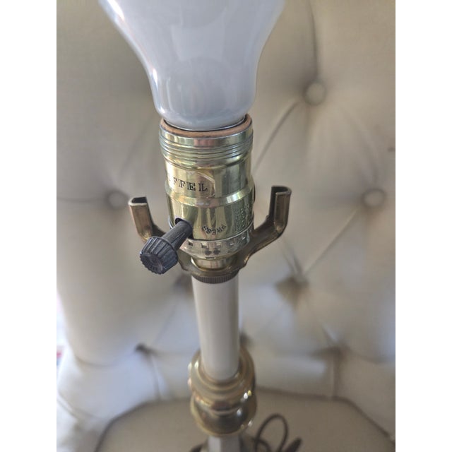 Brass Vintage Stiffel Traditional Brass Lamp For Sale - Image 8 of 8