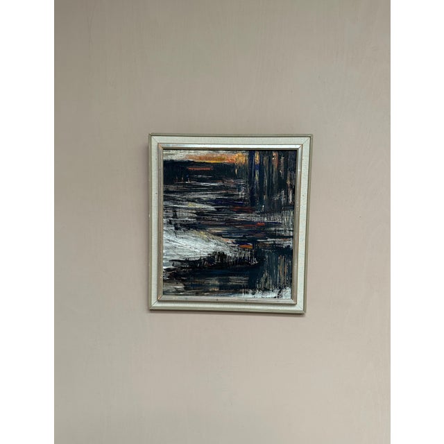 Lars Matson, Evening Sun Over Wasteland, 1950s, Oil Painting on Panel, Framed For Sale - Image 9 of 16