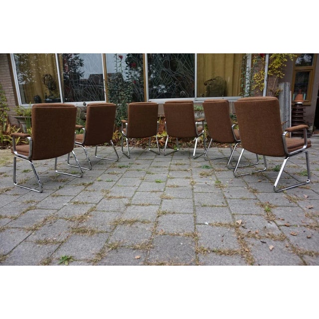 Vintage Conference Chairs from Drabert, 1970s, Set of 6 For Sale - Image 12 of 18