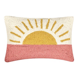 Sunrise Hook Pillow, 12" x 8" For Sale