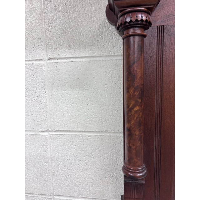 Antique Late 1800s Victorian Eastlake Marble Top Walnut Dresser For Sale - Image 9 of 13