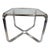 Vintage Chrome Tube Mid Century Modern Side Table For Sale