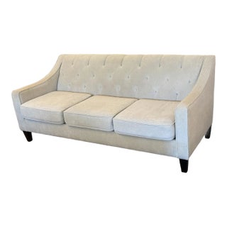 Macy's Chloe II Slope Arm Sofa For Sale