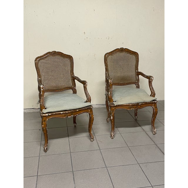 18th Century Louis XV Armchairs, Set of 2 For Sale - Image 10 of 18