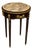 Baroque Style Side Table – Gold Accents With Marble Top, Elegant French Design (19” W X 19” D) For Sale