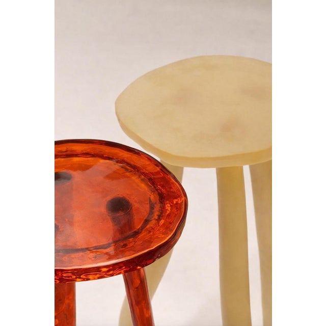 Sunburst Lung 1.0 Side Table in Hand Molded Resin by Szymon Keller For Sale - Image 18 of 18