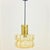 Large mid-century modern pendant/ceiling light designed by helena tynell for limburg (germany, 1960s). The amber/champagne...
