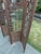 Vintage Japanese Mid-Century Modern Teak Shoji Six-Panel Folding Room Divider | Kumiko | 1960 For Sale - Image 9 of 12