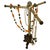 Brass and bronze jewelry stand on Tripod jewelry stand with 3 arms. This jewelry stand can be used on the vanity for rings...