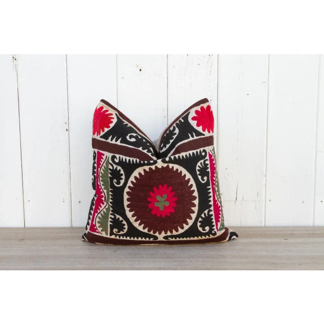 Kasheen Vintage Suzani Pillow For Sale - Image 11 of 11