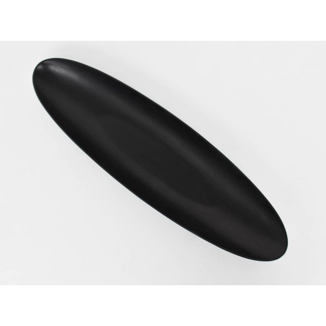 Brutalist Large Bowl in Black Melanin, 1956 For Sale - Image 3 of 4