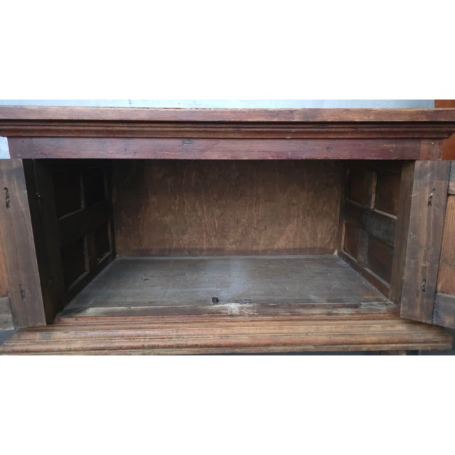 Antique Spanish European Patinaed Wood Cabinet For Sale - Image 16 of 17