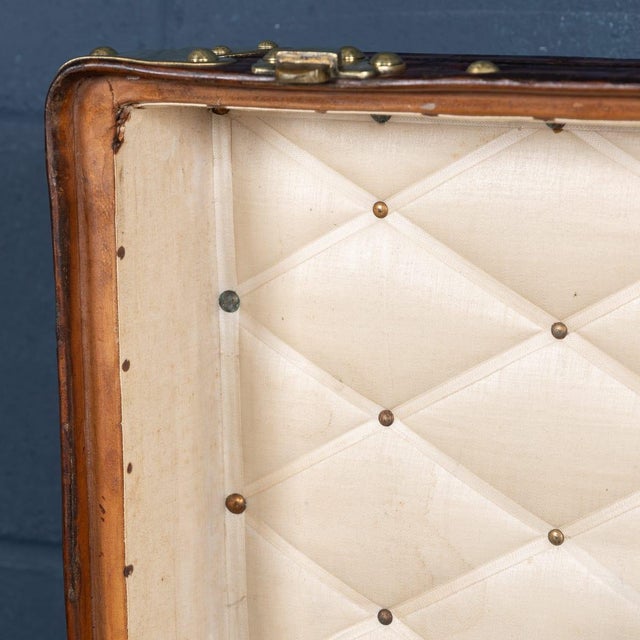 Antique French Trunk in Monogram Canvas from Louis Vuitton, 1920 For Sale - Image 16 of 18
