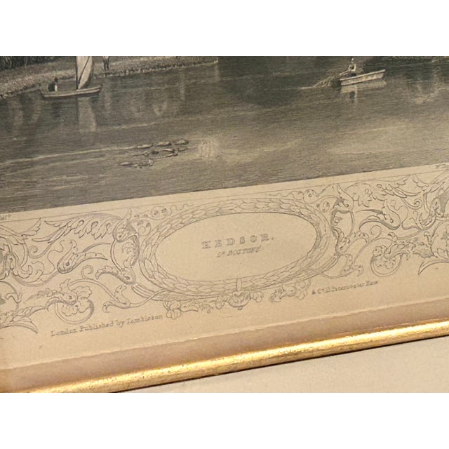 Textile Pair Antique Framed Prints For Sale - Image 7 of 7
