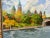 Textile Vintage Large Cityscape Painting of Ottawa by Pina Manoni-Rennick For Sale - Image 7 of 11