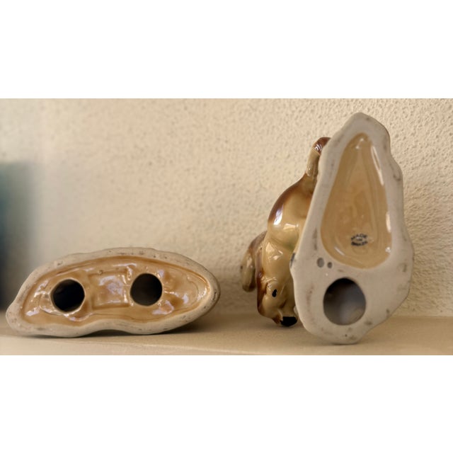 Ceramic Mid-Twentieth Century Brazilian Ceramic Equesterian Figurines, a Pair For Sale - Image 7 of 11