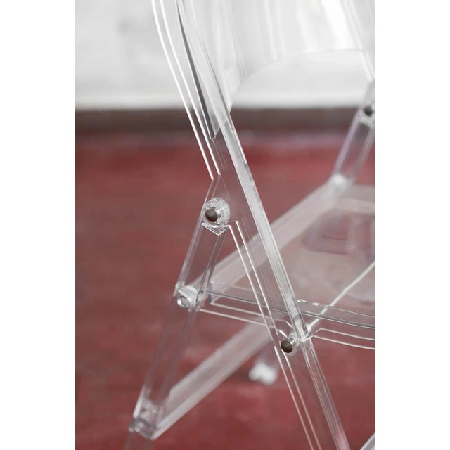 Tric Folding Chairs by Achille and Pier Giacomo Castiglioni for BBB BONACINA, 1960s, Set of 6 For Sale - Image 10 of 12