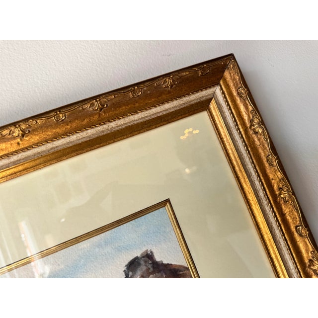 1980s Vintage Desert Landscape Watercolor Painting by Joe Yeager – Framed For Sale - Image 10 of 12