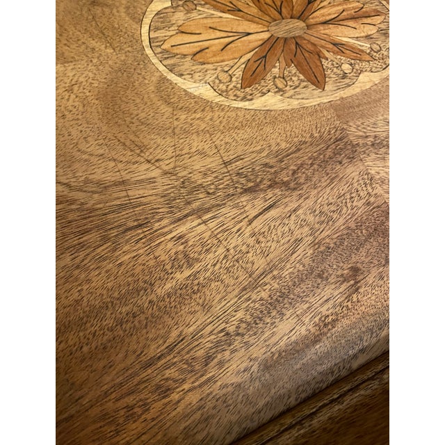 Mid 20th Century Drexel Inlaid Cocktail Coffee Fixed Tray Table For Sale - Image 12 of 12