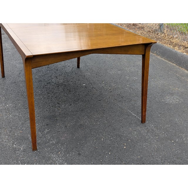 John Van Koert for Drexel Profile Mid Century 10 Person Dining Table For Sale - Image 10 of 18