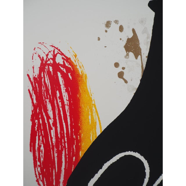 Blue After Joan Miro, Buckwheat with a Blue Star, Screenprint For Sale - Image 8 of 10