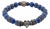 Lapis Lazuli Stone Powerful Wolf Courage Beaded Bracelet For Sale