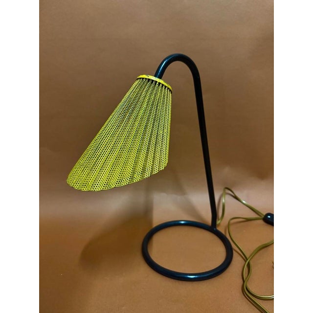 Mid-Century Modern Table Lamp by Mathieu Matégot for Atelier Matégot, 1950 For Sale - Image 3 of 6