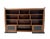 Art Deco Amsterdamse School Open Bookcase by Paul Bromberg for Pander, 1920s For Sale