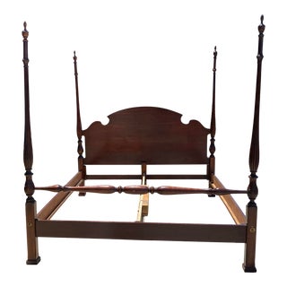Vintage Lineage by Drexel King Bed For Sale