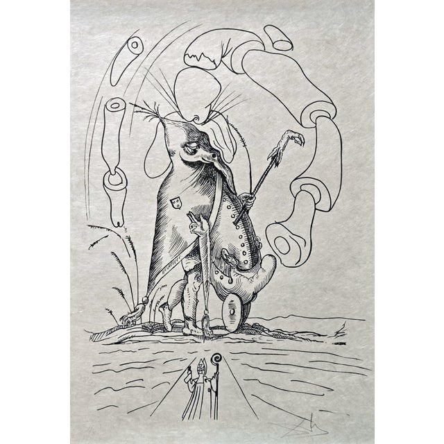 Salvador dali "la grande jument de gargantua" (the great mare of gargantua), i.e. Diane de poitiers from "les songes...