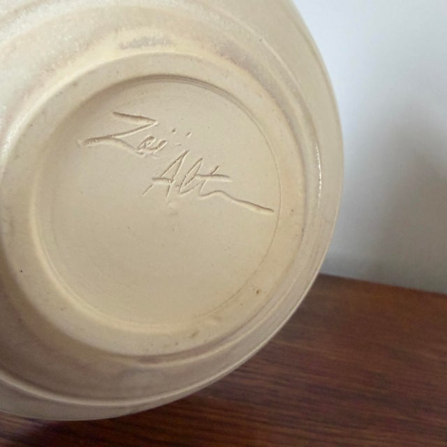 Ceramic Studio Pottery Bowl by Zoi Altman For Sale - Image 7 of 7