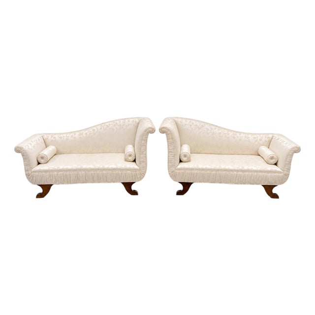 Mid 19th Century Biedermeier Chaise Lounge For Sale