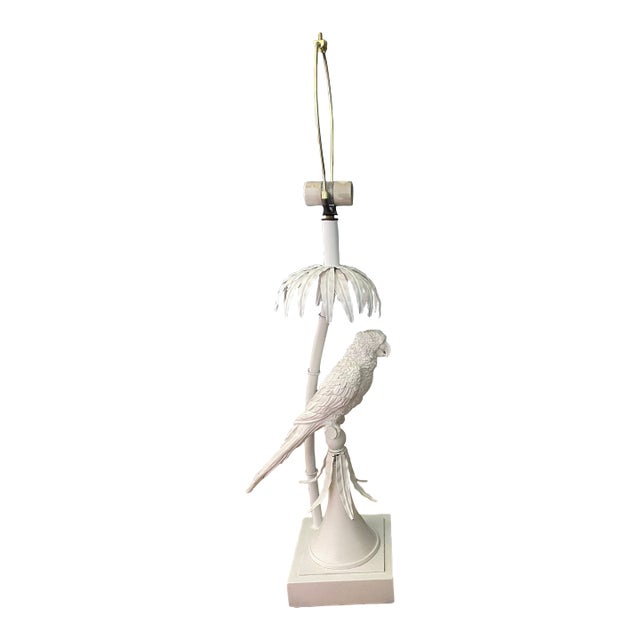 1970s Tropical Bird Lamp For Sale