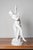 This exquisite 19th-century French sculpture, crafted from white marble or a similar material, beautifully captures a...
