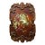 Vintage Rosewood Tea Tray With Mother-of-Pearl Lion Inlay For Sale