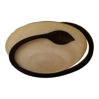 1970s Alfea Ceiling Pendant Made in Italy by Lamp International (22.5"d) For Sale