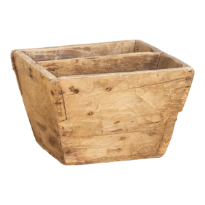 Primitive Wood Kitchen Storage Bucket
