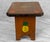 Wood Vintage Farmhouse Folk Art Painted Pine Footstool For Sale - Image 7 of 10