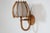 Contemporary Pair of Bent Rattan Wall Sconce For Sale - Image 4 of 10