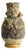 Peruvian Bichrome Figural Effigy Jar of a Hunter With Trophy For Sale
