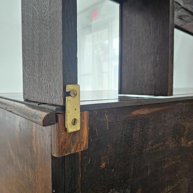 Antique Welsh Oak Dresser Circa 1830 Georgian Plate Rack Farmhouse Cupboard For Sale - Image 9 of 15