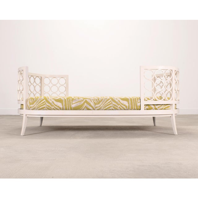 Beige Michael Berman for Brown Jordan "Luna" Aluminum Garden Daybed For Sale - Image 8 of 18