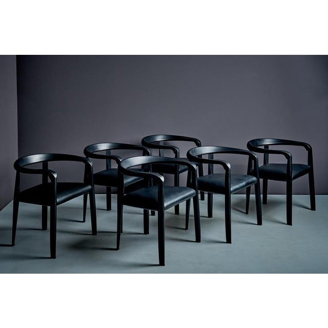 Vintage Italian Miss Chairs by Afra & Tobia Scarpa for Molteni, 1980s, Set of 6 For Sale - Image 11 of 15
