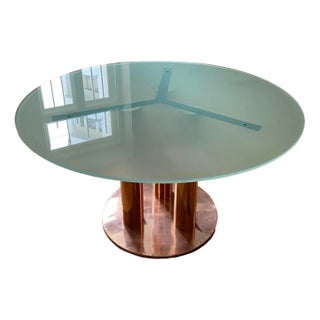 Copper Dining Table, France, 1970s For Sale