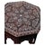 Indian Rosewood Octagonal Side Table with Floral Inlay For Sale - Image 3 of 5