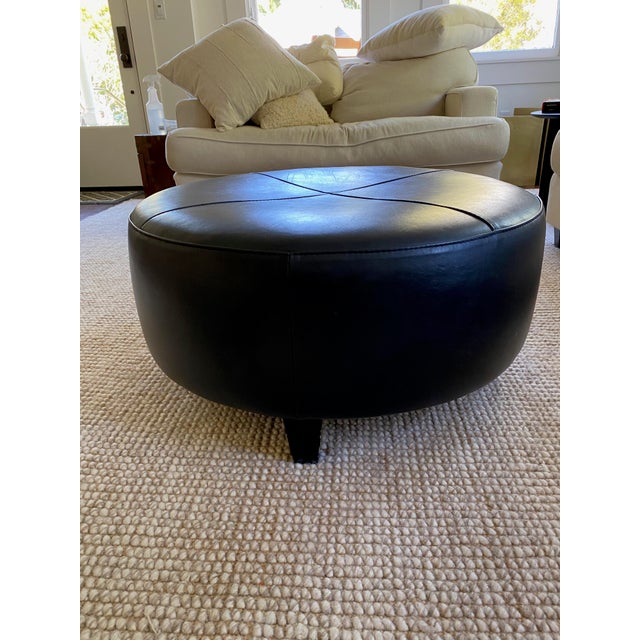 Black Ottoman Coffee Table Round : 51 Ottomans With Sophisticated Style